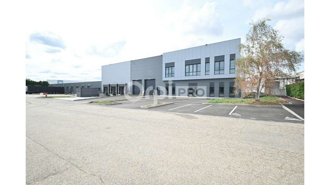 Entrepôt rénové 1247m² avec quais à louer à Corbas