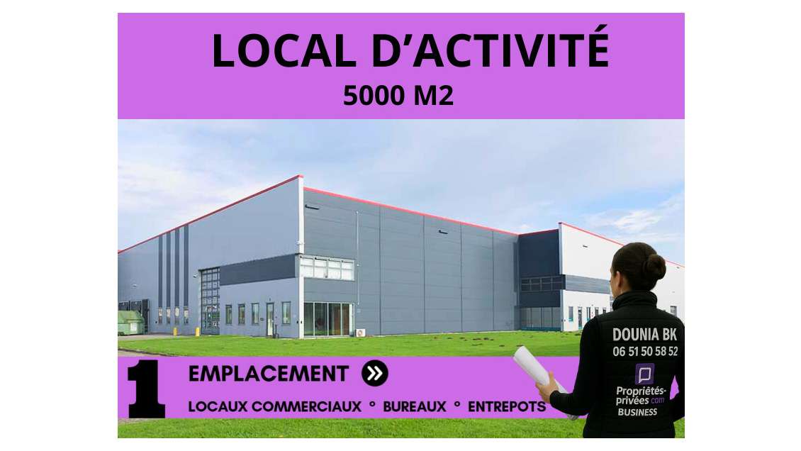 Local d'activité 5000m² à louer à Montataire 
