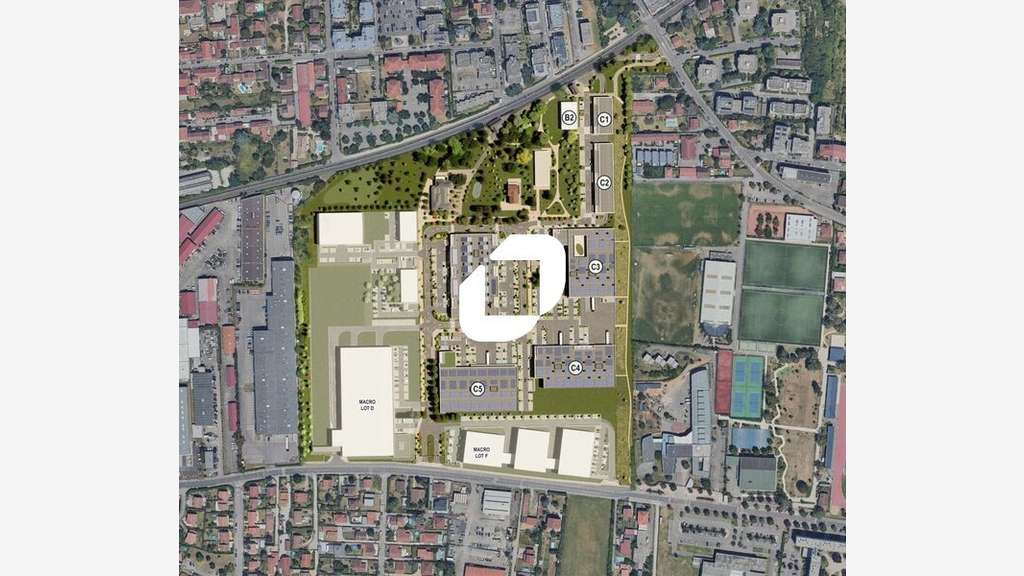 A louer Local d'activité 1270m² Decines charpieu