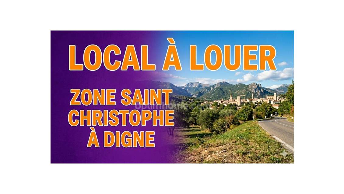 Local 480m² à louer Zone Saint Christophe à Digne