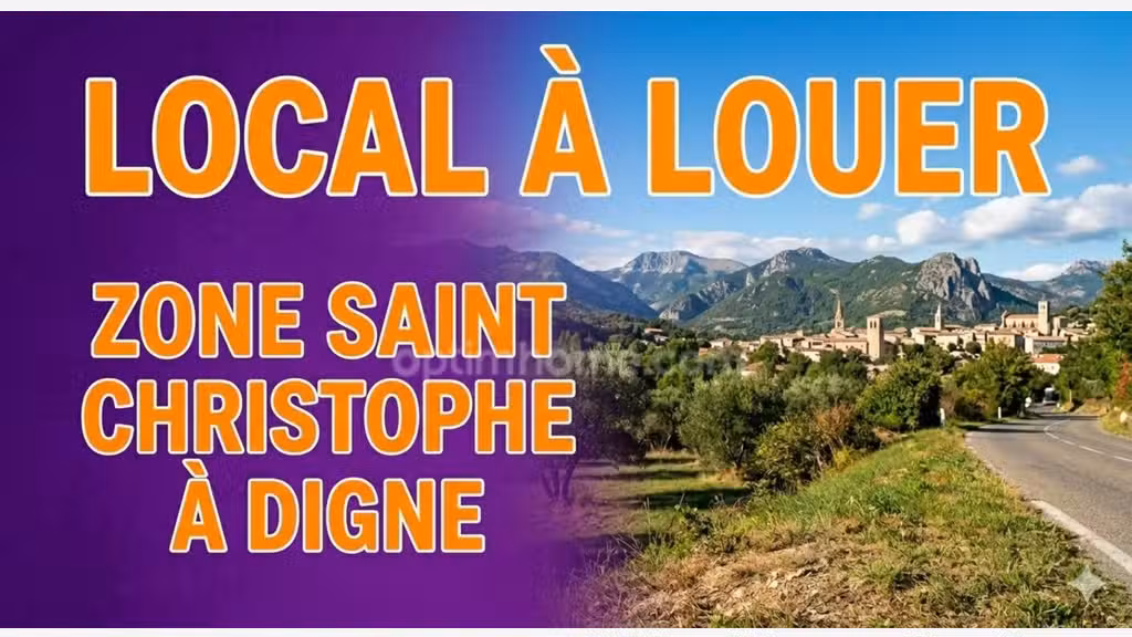 Local 480m² à louer Zone Saint Christophe à Digne