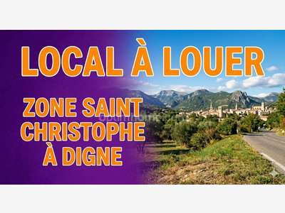 Local 480m² à louer Zone Saint Christophe à Digne