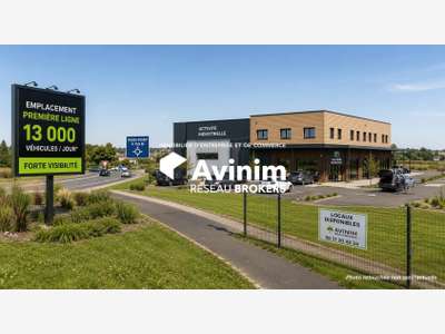 Entrepôt 1400m² sur 7185m² Dissay D910 A10