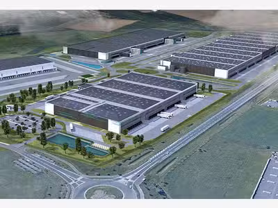 Bâtiments logistiques de 26 126 et 44 729 m² p