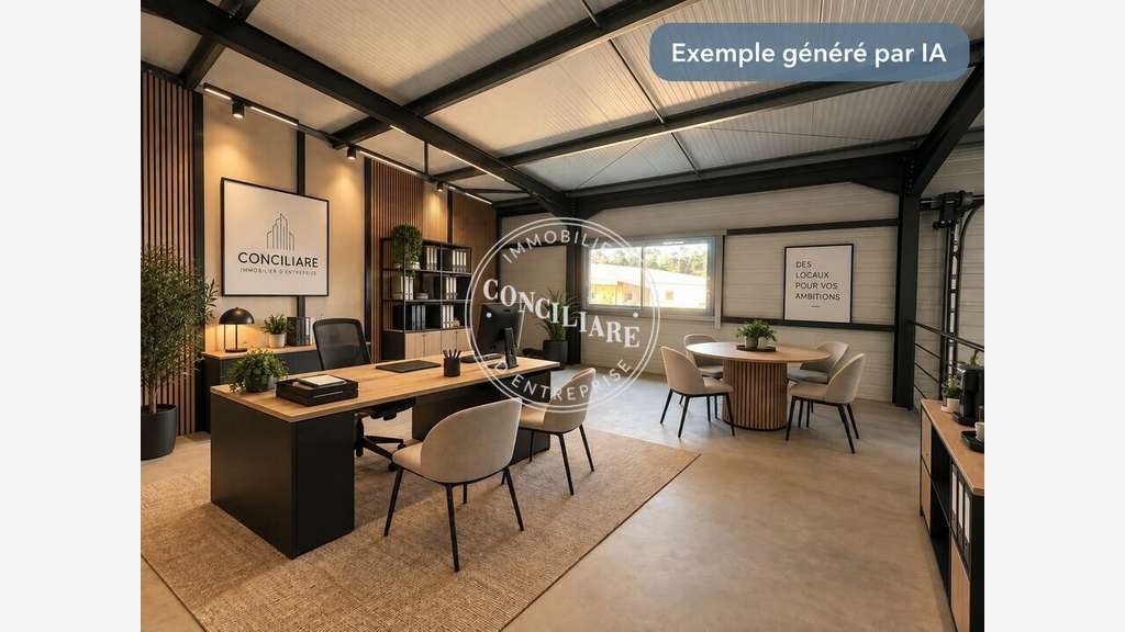 A louer entrepôt de 200m² neuf à Drémil-Lafage