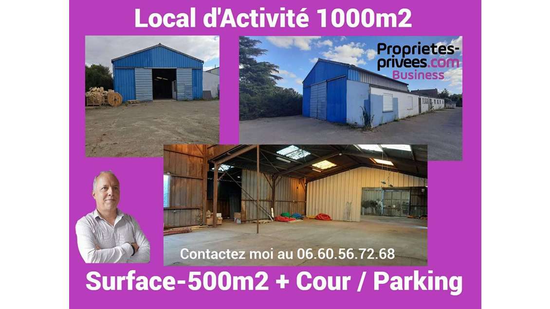 Location local activité 500m² secteur Dreux Ouest