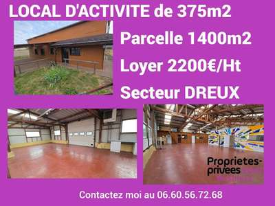 Location Locaux d'activités - Entrepôts à Dreux