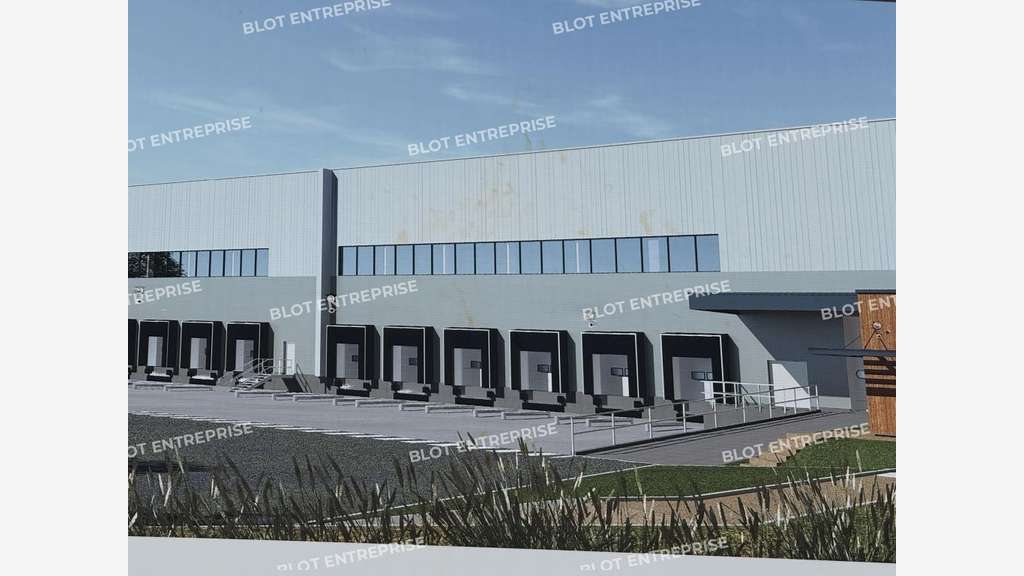 Loue cellules logistiques neuves 12 000m² Etrelles