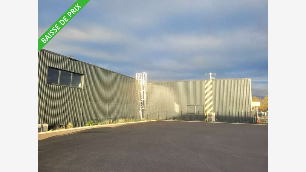 A louer entrepôt 538m² neuf avec mezzanine à Frans