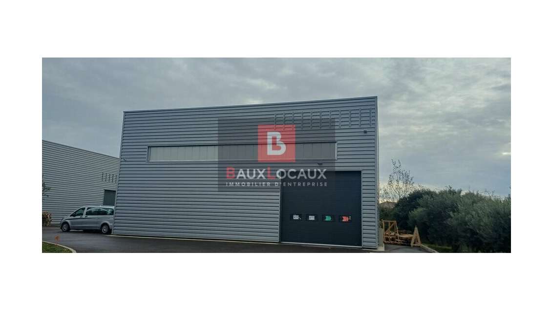 A louer local d'activité 238m² site clos à Garons