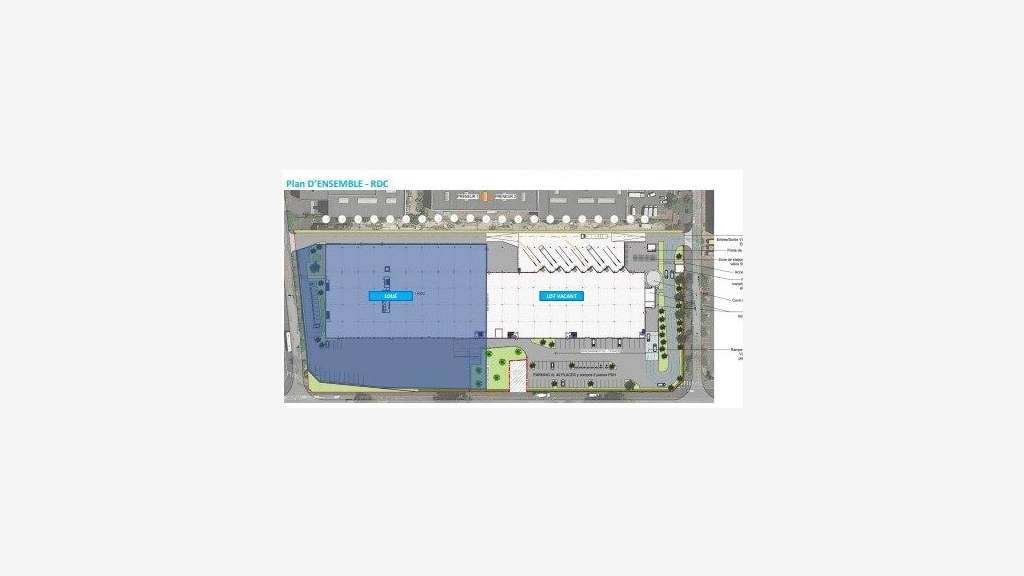 Ensemble de 6300m² de logistique Parc Péripark 