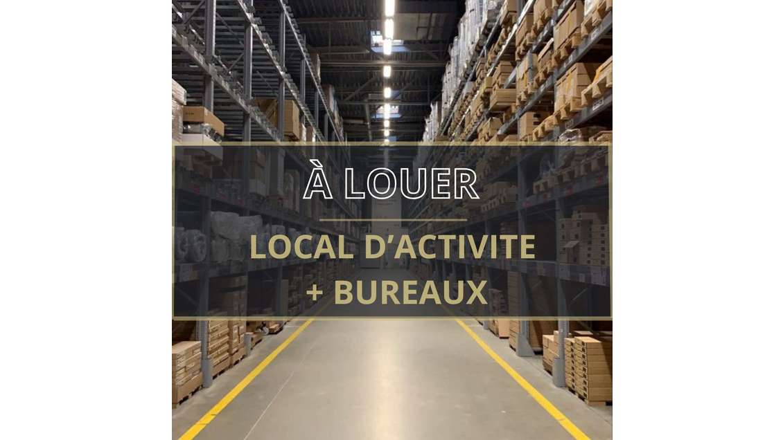 À louer entrepôt bureaux de 4300m² à Giberville