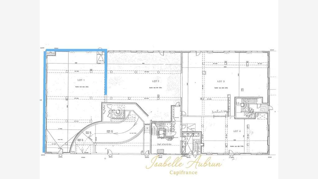 Locaux activité 265m² à louer à Grenoble centre