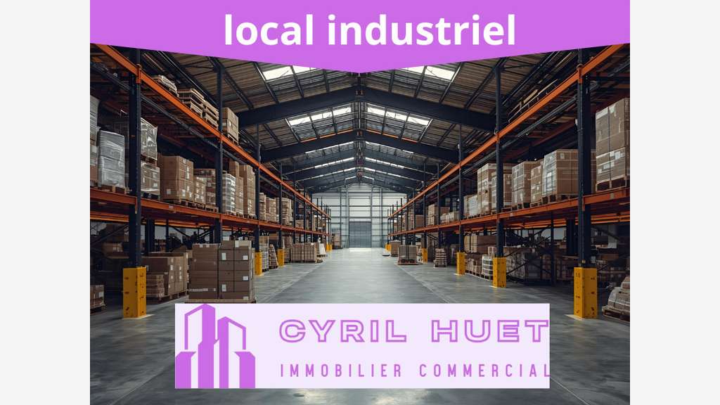 Loue entrepôt local industriel 380m² à Grimaud