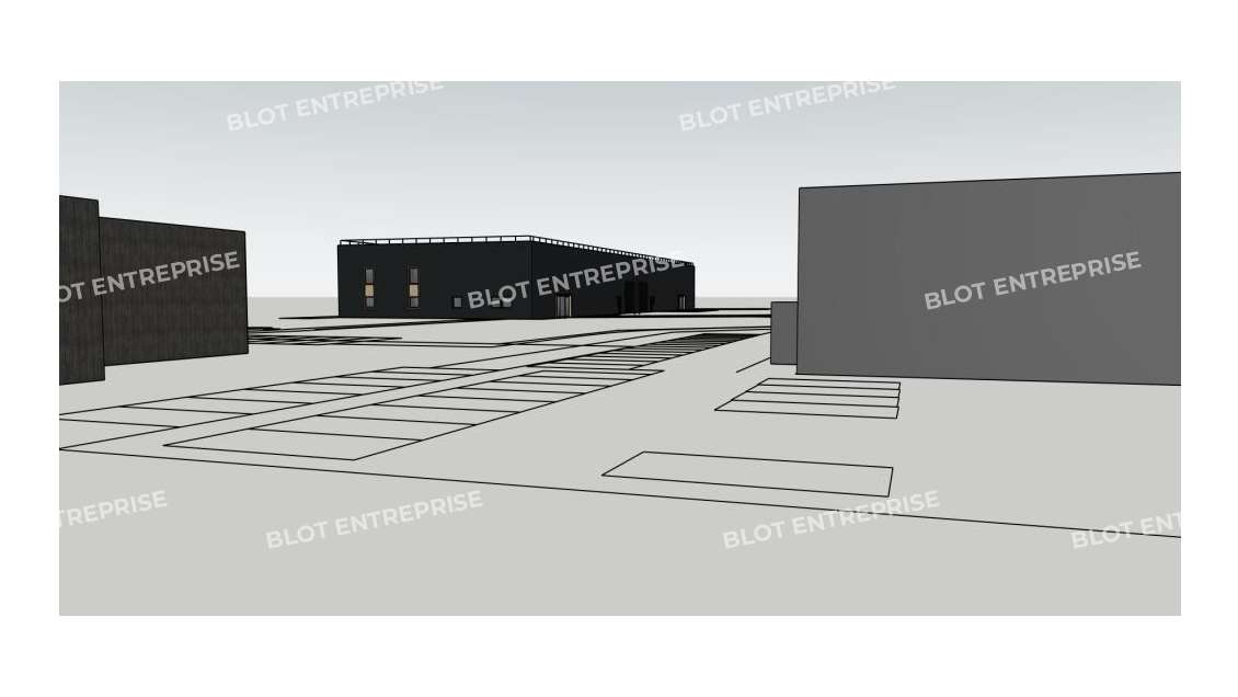 A louer locaux d'activités neufs 600m² à Guidel