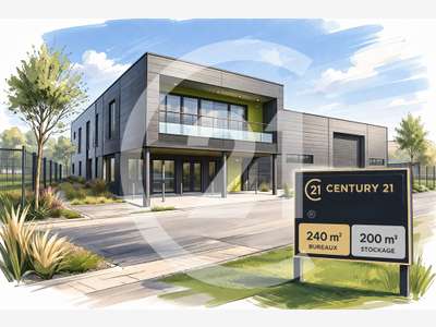A louer bâtiment activité 470m² Guilherand Granges