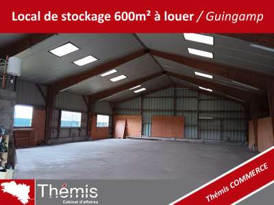 Bâtiment artisanal 600m² à louer secteur Guingamp