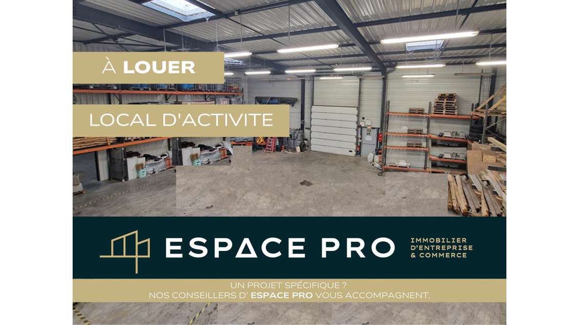 Loue local d'activité 800m² belle visibilité à Ifs