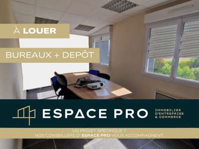 A louer bureaux avec dépôt à Ifs au Sud de Caen