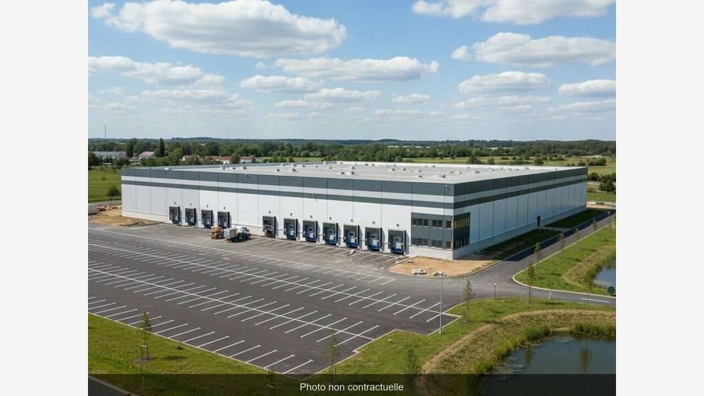 A louer entrepôt 20300m² ZI Ingrandes accès D910