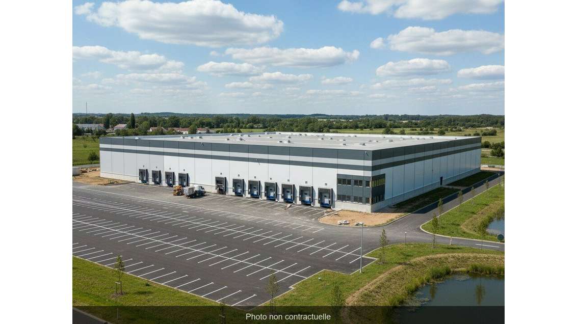 A louer entrepôt 20300m² ZI Ingrandes accès D910