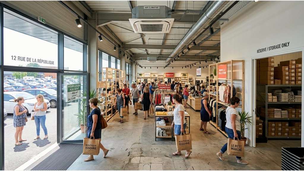 Local avec stockage 450m² à louer à Issoire