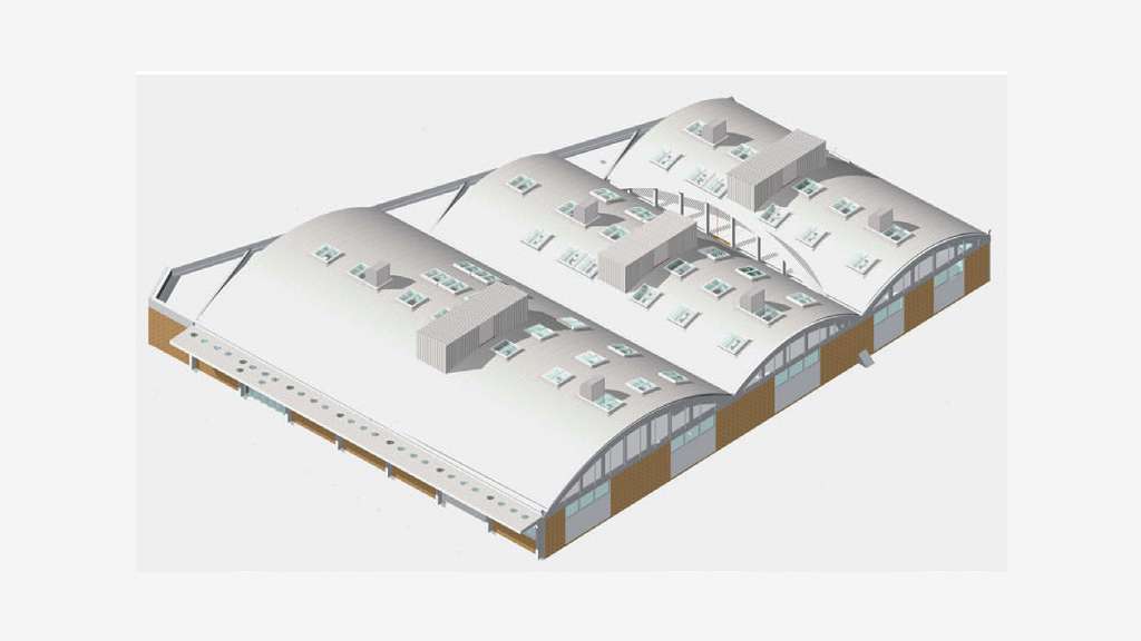 À louer/vendre locaux 2435m² à Ivry Halle Alterna
