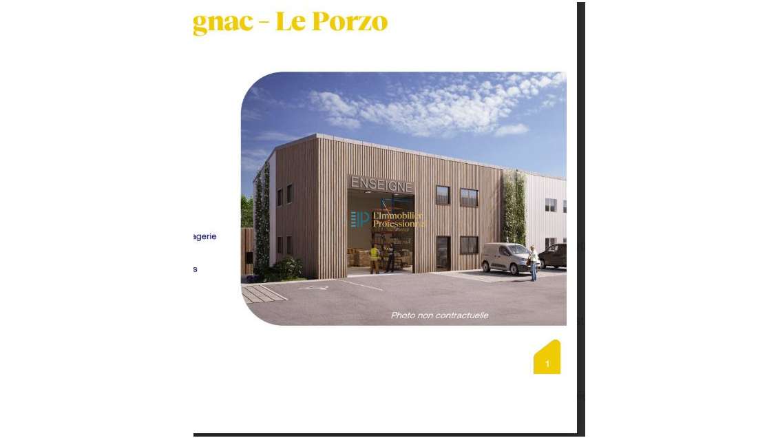 A louer local d'activité neuf de 150m² à Kervignac