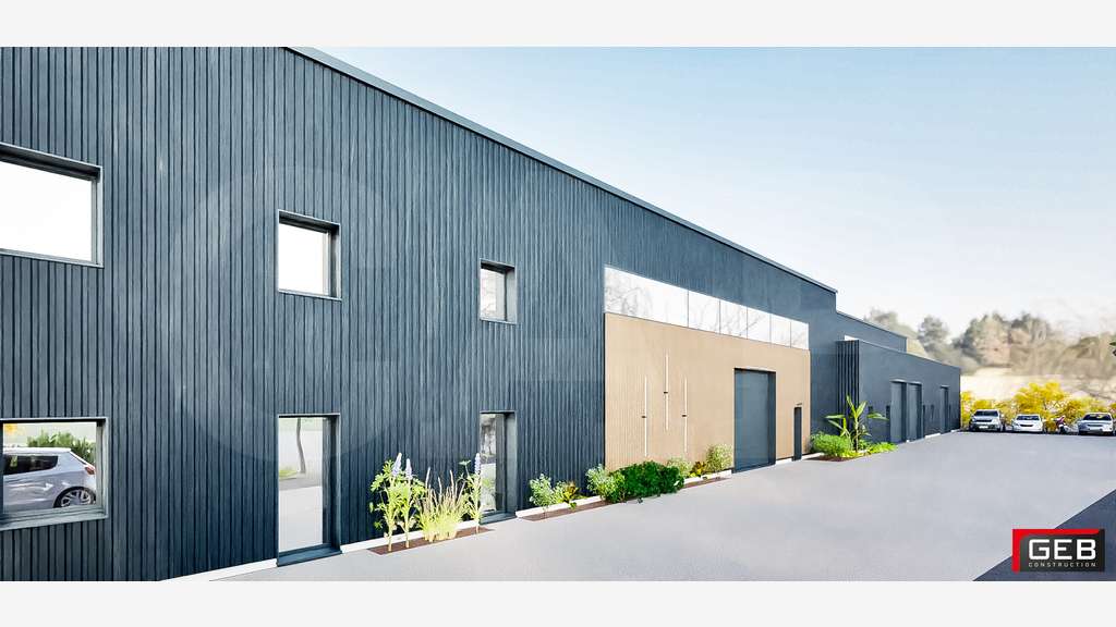 Loue cellule activités neuves 250m² à la Bouëxière