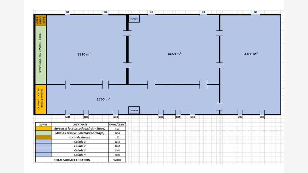 À louer – Cellules Logistiques de 2 760 à 4 460 m²