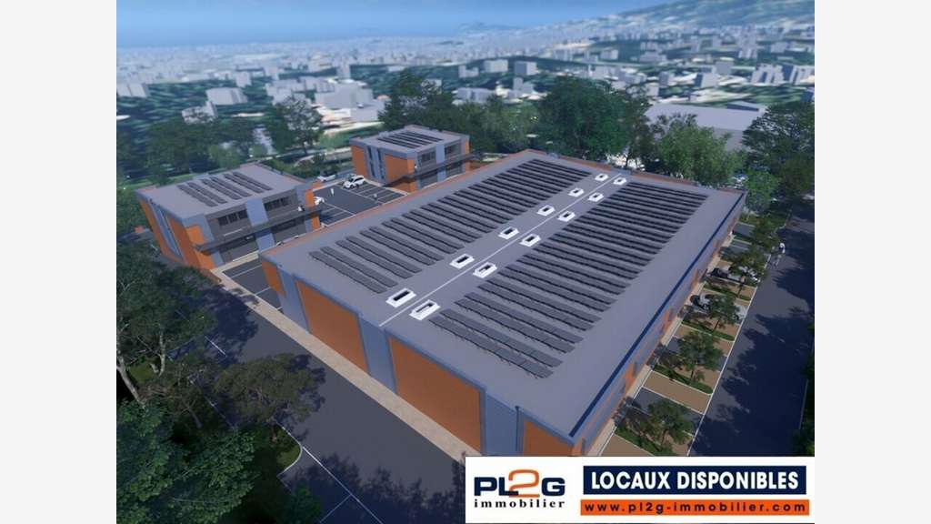 Entrepôt à louer avec bureau la Ciotat ATHELIA II