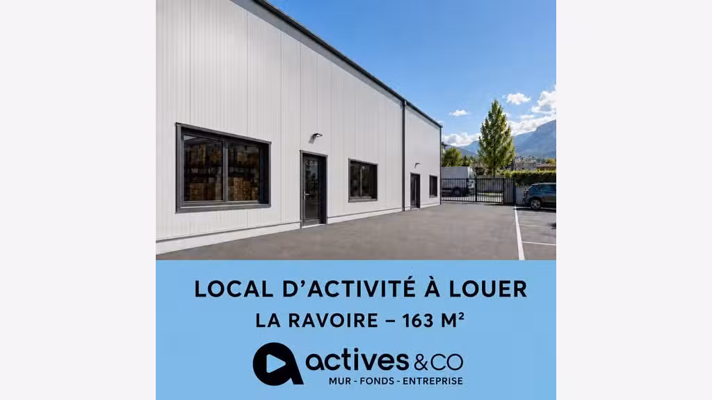 Local d'activité 163m² à louer à La Ravoire