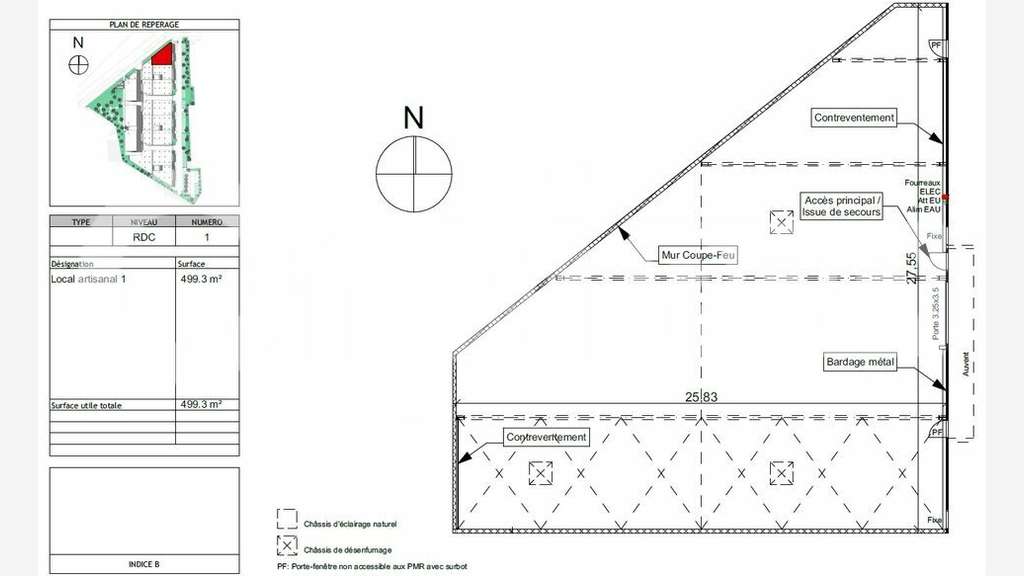 Atelier neuf de 499m² à louer à La Rochelle ZFU