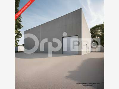 A Louer entrepôt brut de béton 100m² à La Turballe