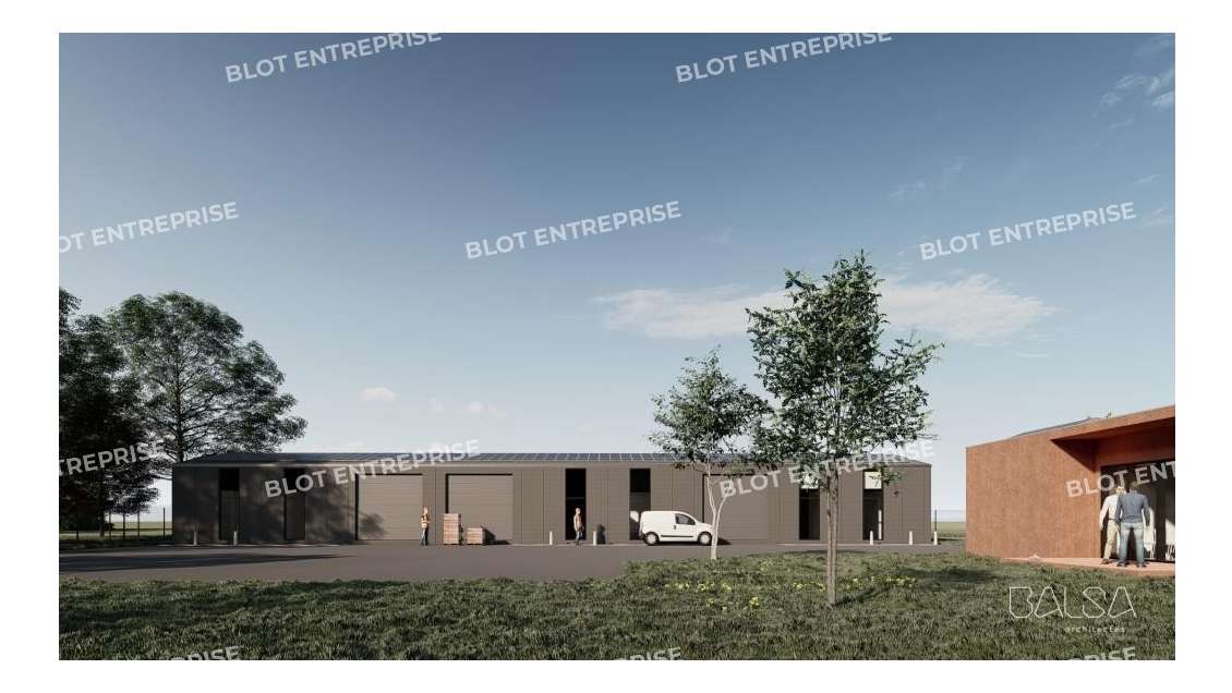 A louer local d'activités neuf 360m² à Lamballe