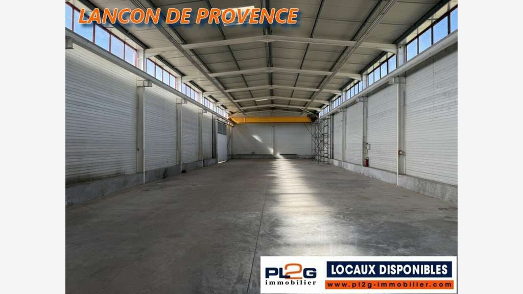 Loue local activité 590m² prox Salon de Provence