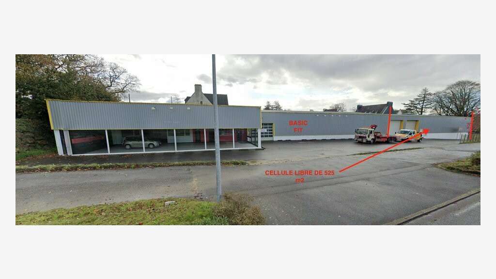 Entrepôt de 525m² à louer à Landivisiau