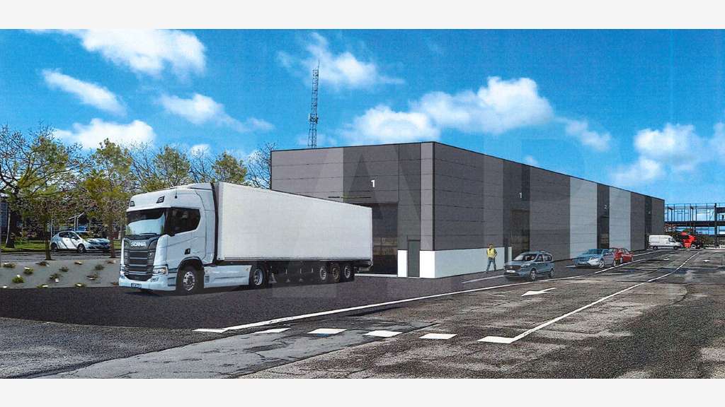 A louer entrepôt neuf 960m² divisible à Lanester