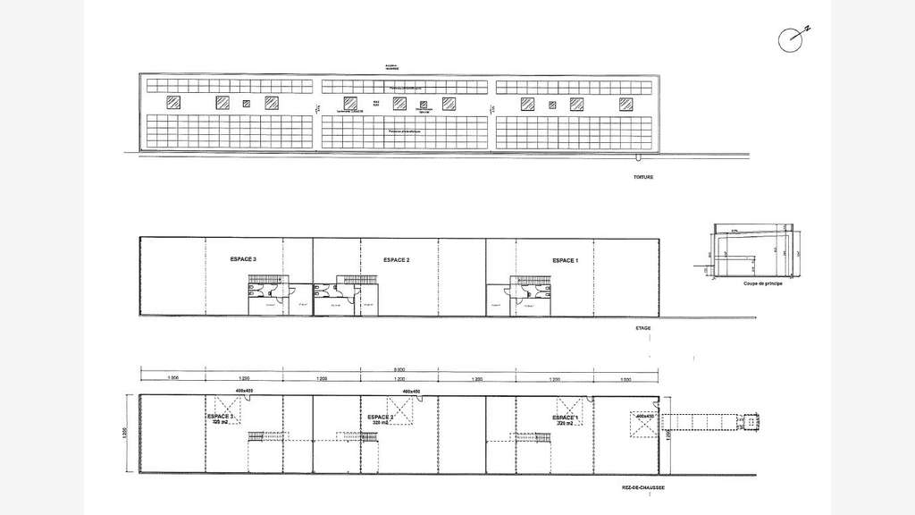 A louer entrepôt neuf 960m² divisible à Lanester