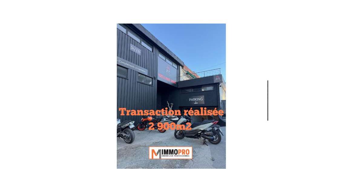 Rare à louer bâtiment indépendant 2900m² au Cannet