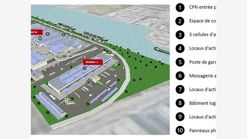 A louer entrepôt bureaux de 97 524m² Le Havre
