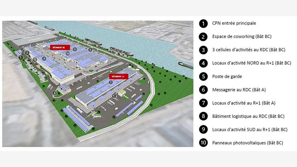 À louer entrepôt logistique zone port. au Havre