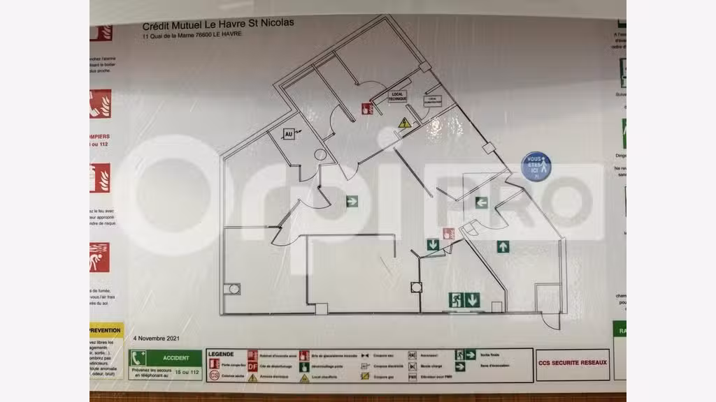 A louer local de 145m² quartier des Docks Le Havre