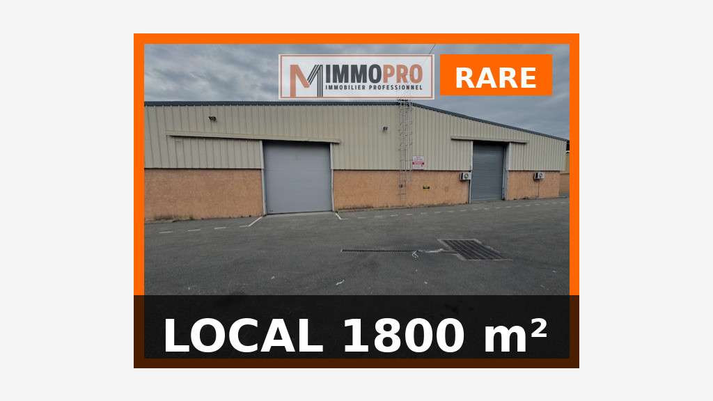 Local 1800m² + terrain accès semi au Muy