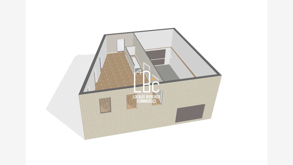 Local d'activité à louer 169m² Les Sorinières