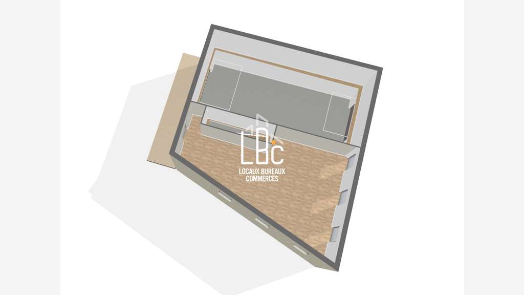 Local d'activité à louer 169m² aux Sorinières 