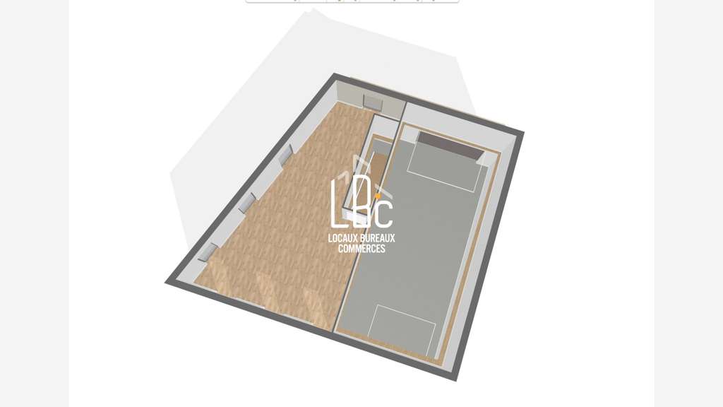 Local d'activité à louer 169m² aux Sorinières 