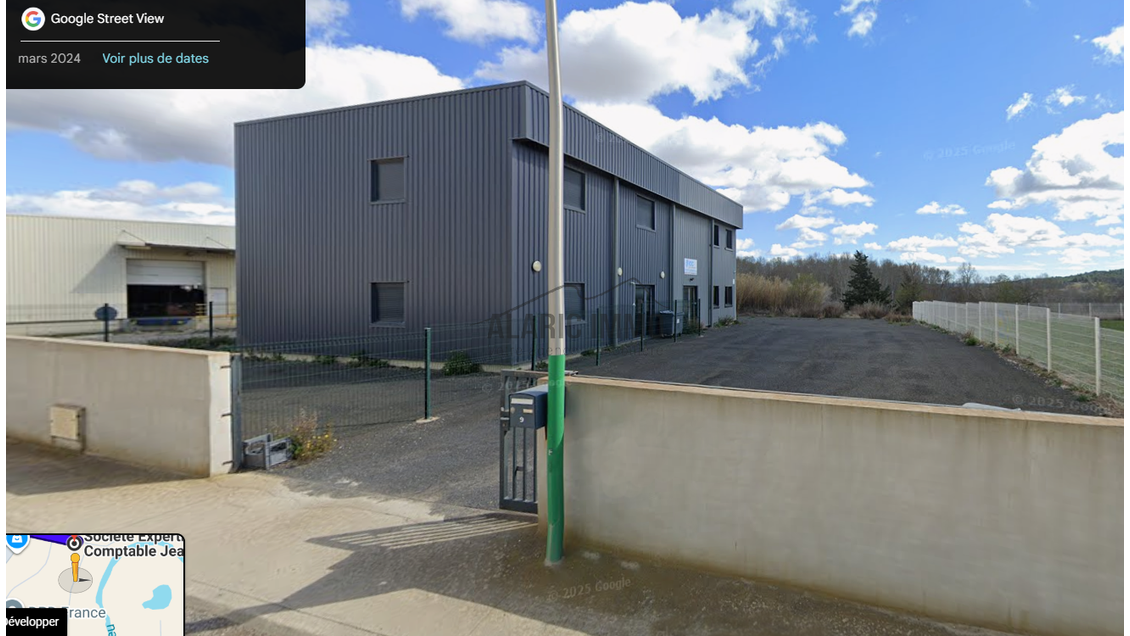 Location bâtiment d'activité 190m² à Lézignan 