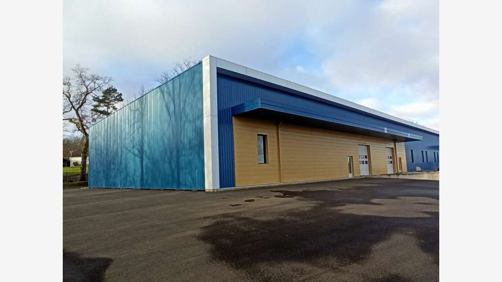 A louer dépôt industrie 600m² neuf à Limoges Nord