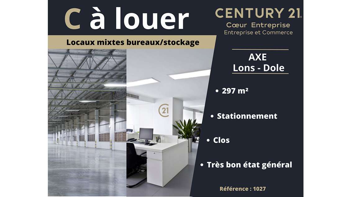 A louer local d'activité à Lons Le Saunier/Dole